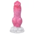 Animalorny Buldog - dildo forma pene perro - 17cm - silicona rosa