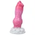 Animalorny Buldog - dildo forma pene perro - 17cm - silicona rosa
