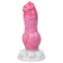 Animalorny Buldog - dildo forma pene perro - 17cm - silicona rosa