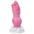Animalorny Buldog - dildo forma pene perro - 17cm - silicona rosa