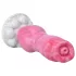 Animalorny Buldog - dildo forma pene perro - 17cm - silicona rosa
