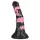 Bad Horse - consolador de pene de caballo de silicona - 18 cm (negro y rosa)