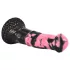 Bad Horse - consolador de pene de caballo de silicona - 18 cm (negro y rosa)