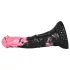 Bad Horse - consolador de pene de caballo de silicona - 18 cm (negro y rosa)