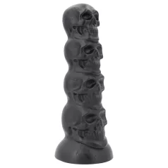   Topped Monster - consolador con forma de calavera - 22 cm (negro)