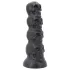 Topped Monster - consolador con forma de calavera - 22 cm (negro)