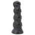 Topped Monster - consolador con forma de calavera - 22 cm (negro)