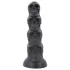 Topped Monster - consolador con forma de calavera - 22 cm (negro)