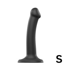 Strap-on-me - dildo doble capa - silicona negra - tamaño S