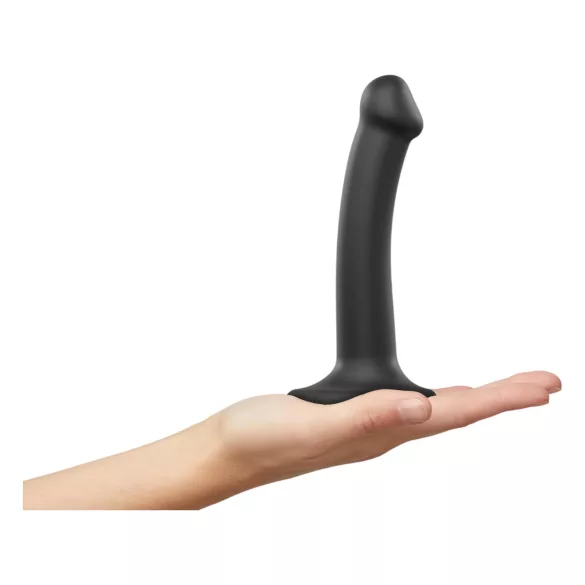 Strap-on-me - dildo doble capa - silicona negra - tamaño S