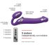 Strap-on-me M - Vibrador sin correas (lila)