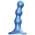 Strap-on-me - dildo con bolas y ventosa - silicona azul - talla S