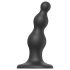 Cuentas Strap-on-me S - Dildo con cuentas y ventosa (negro)