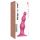 Cuentas Strap-on-me M - Dildo con ventosa y cuentas (rosa)