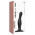 Strap-on-me Curvy S - Dildo ondulado con ventosa (negro)