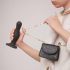 Strap-on-me Curvy L - Dildo ondulado con ventosa (negro)