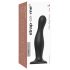 Strap-on-me Curvy L - Dildo ondulado con ventosa (negro)