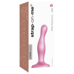 Strap-on-me Curvy S - consolador ondulado con ventosa (rosa)
