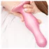 Strap-on-me Curvy S - consolador ondulado con ventosa (rosa)