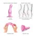 Strap-on-me Curvy M - Dildo Ondulado con Ventosa (rosa)