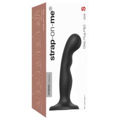   Strap-on-me - Dildo con ventosa curvado - silicona negra - tamaño S