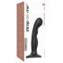 Strap-on-me P&G S - Dildo curvado con ventosa (negro)