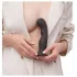 Strap-on-me - Dildo con ventosa curvado - silicona negra - tamaño S
