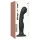 Strap-on-me - Dildo con ventosa curvado - silicona negra - tamaño L