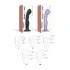 Strap-on-me - Dildo con ventosa curvado - silicona negra - tamaño L