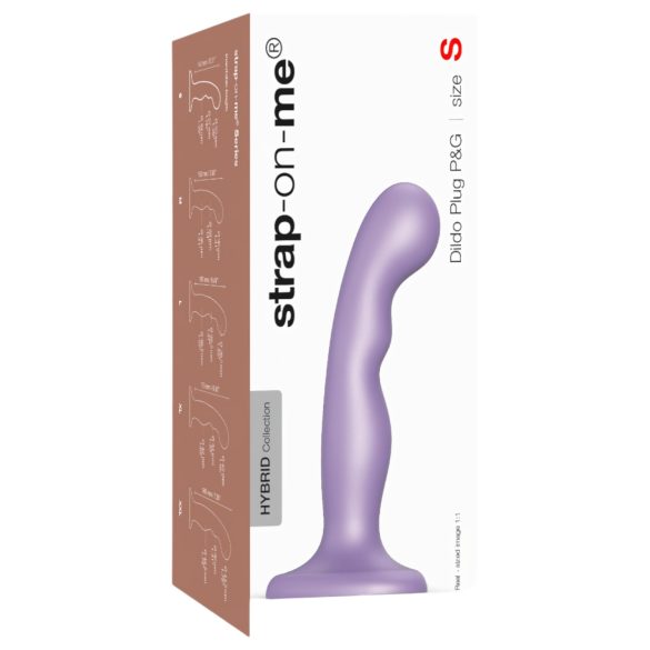 Dildo con ventosa curvado Strap-on-me P&G S (lila)