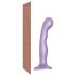 Dildo morado con ventosa y curvatura Strap-on-me P&G M