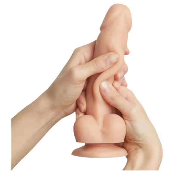 Strap-on-me - Dildo con ventosa de doble capa - color natural - talla M
