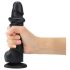 Strap-on-me S - Doble capa Dildo con ventosa (negro)