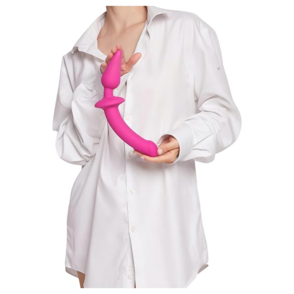 Strap-on-me Swith Semi-realista L - Dildo de silicona 2en1 (rosa)