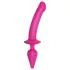 Strap-on-me Switch Semi-Realistic XXL - consolador 2 en 1 (rosa)