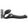 Vibrador con aire negro Strap-on-me M