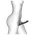 Vibrador con aire negro Strap-on-me M