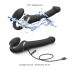 Vibrador con aire negro Strap-on-me M