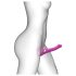 Strap-on-me S - Vibrador con olas de aire ajustable (rosa)