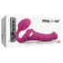 Strap-on-me M - arnés vibrador de ondas de aire (rosa)