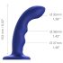 Strap-on-me M - vibrador G-punto pulsante y resistente al agua (azul)