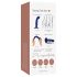 Strap-on-me M - vibrador G-punto pulsante y resistente al agua (azul)