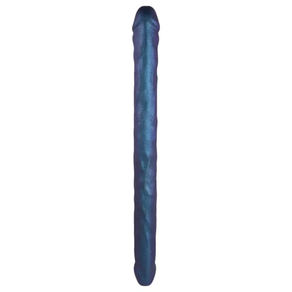 Strap-on-me - dildo doble - silicona - azul metalizado