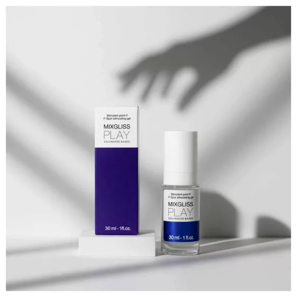 Mixgliss Play - gel lubricante estimulante de próstata para hombres, sin perfume (30 ml)