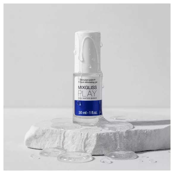 Mixgliss Play - gel lubricante estimulante de próstata para hombres, sin perfume (30 ml)