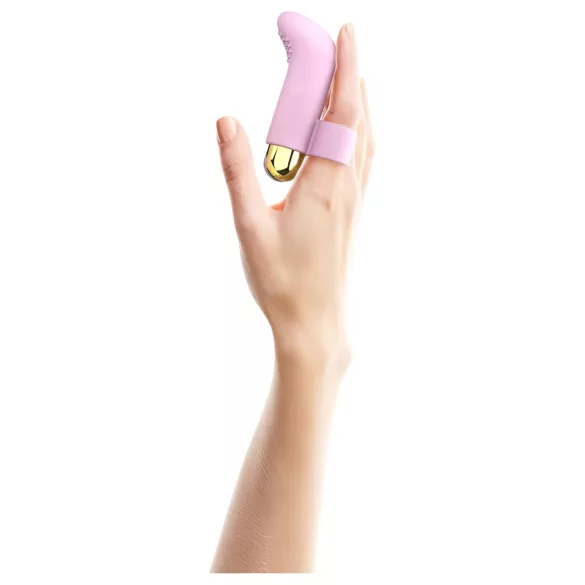 Love to Love - vibrador para dedo recargable - silicona rosa