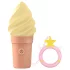 Love to Love Cand Ice - vibrador recargable para clítoris (vainilla)