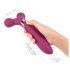Love to Love Fireball - Masajeador Vibrador 2 en 1 Recargable (Rojo)