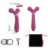 Love to Love Fireball - Masajeador Vibrador 2 en 1 Recargable (Rojo)