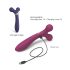 Love to Love Fireball - Masajeador Vibrador 2 en 1 Recargable (Rojo)